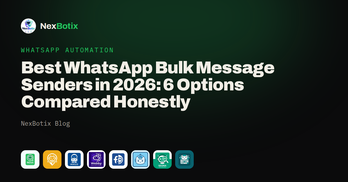 Comparing tools for sending bulk WhatsApp messages
